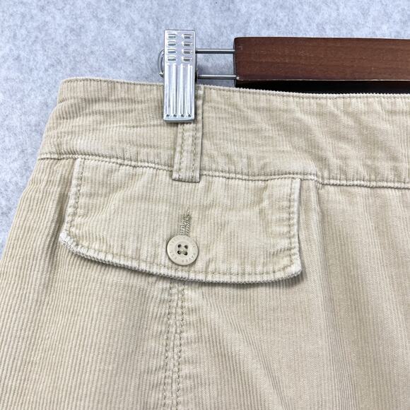 Eddie Bauer Corduroy Skirt Womens 14 Short Minimalist School Girl Light Academia - Picture 5 of 8